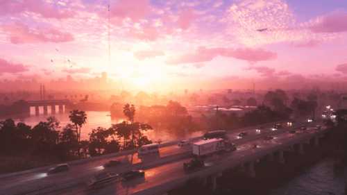 《GTA6》预告高清图赏：欢迎来到美丽的罪城！